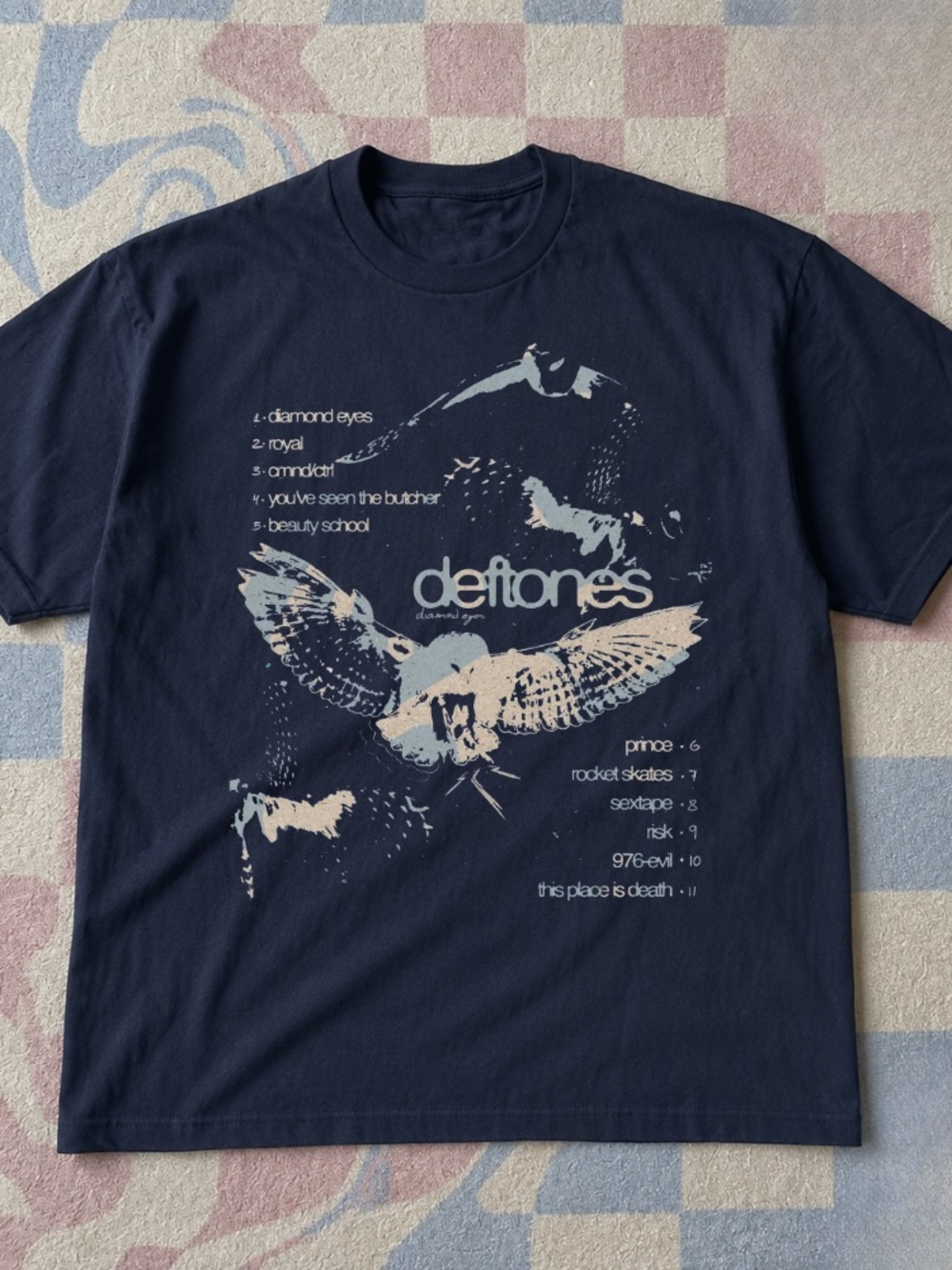 Deftones Diamond eyes Graphic Tee — Navy - Picture 3 of 4